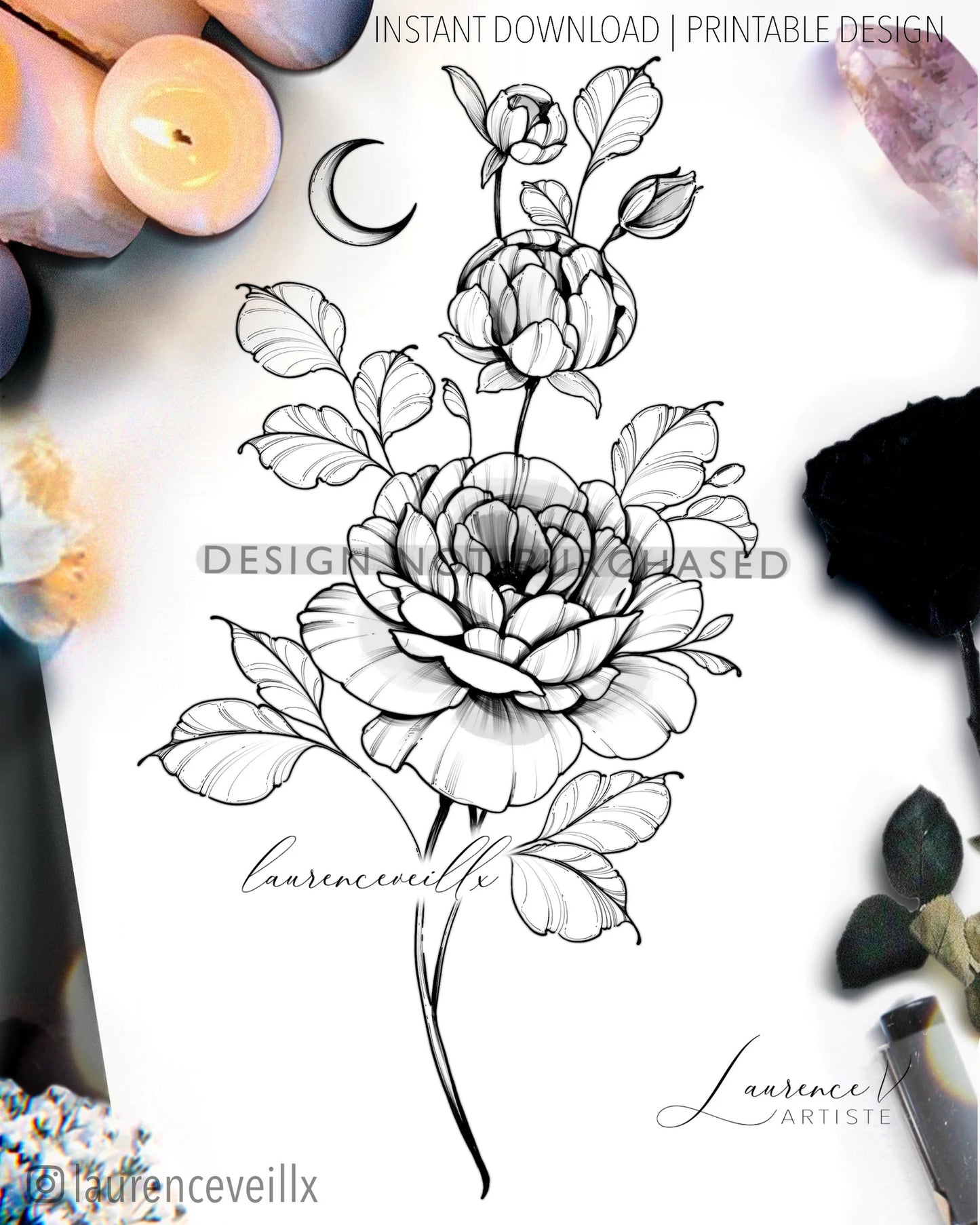 Peony Bouquet - LaurenceVartiste